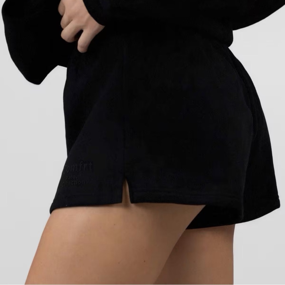 Plus Comfrt Minimalist Shorts Hot Pink Black Two Pair - Picture 8 of 9